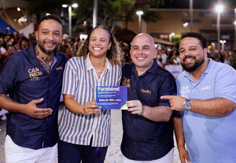 Liga RJ e Centro Universitário Celso Lisboa celebram a entrega de bolsas integrais para mestres de bateria da Série Ouro