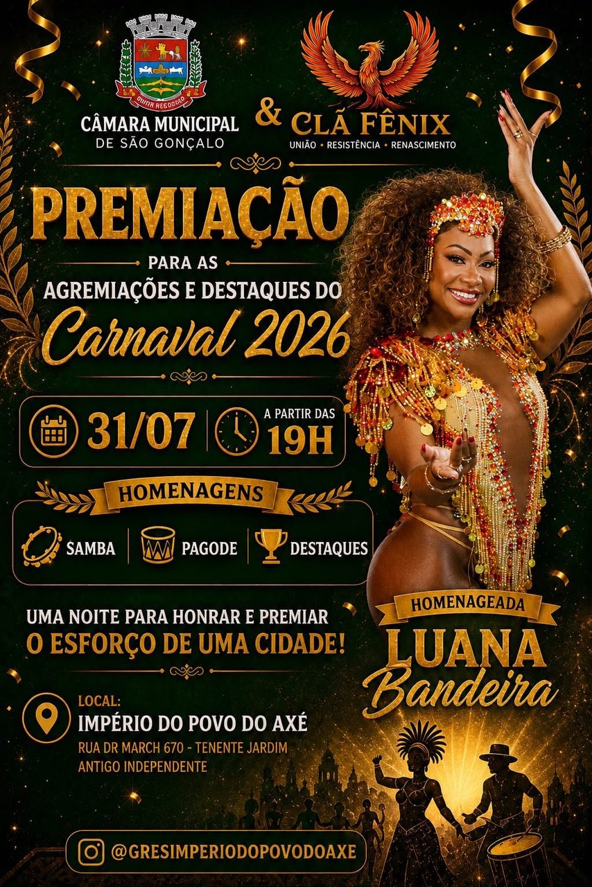 Luana Bandeira brilha no fim de semana de festa e reconhecimento no Carnaval