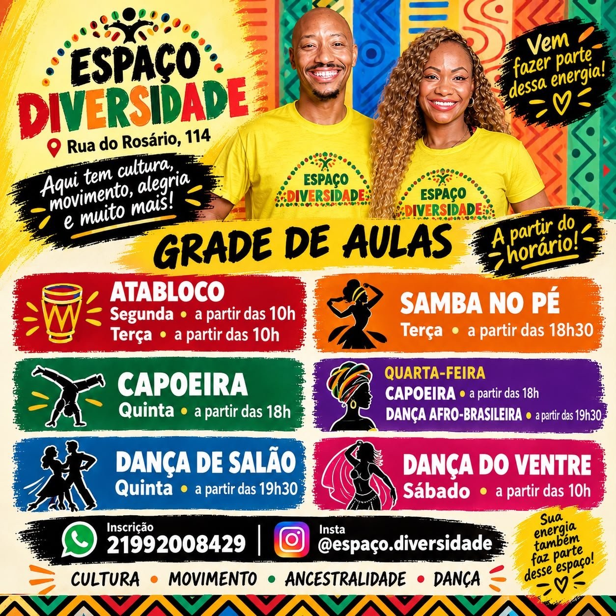 Espaço Diversidade abre as portas para a festa da cultura no Centro