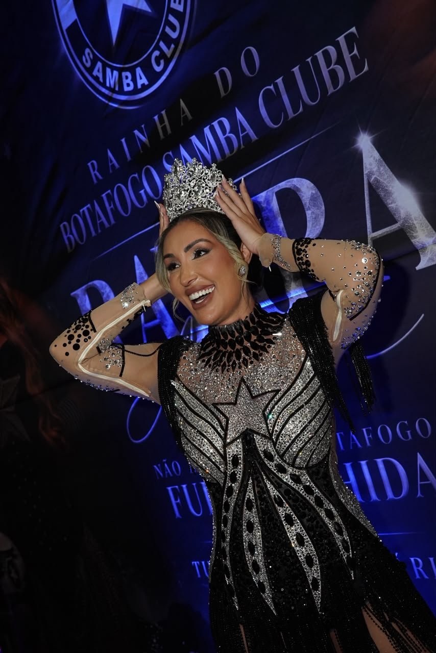 Rayara Amaral é coroada rainha da Botafogo e promete levar representatividade à avenida